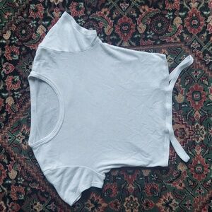 Alo yoga white tee xs